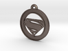 Clasic Superman Circle-pendant 3d printed 