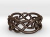 Leaf Celtic Knot Ring 3d printed 