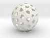 Hexagonal Weave Sphere 3d printed 