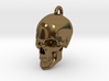 Human skull Pendant 3d printed 