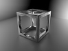 cube ring size 7us - 56mm 3d printed 17mm