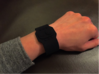 Wrist Comm 3d printed Black Strong and Flexible