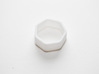 Poly7 Ring 3d printed Poly7 Ring in White Strong & Flexible