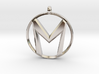 The Letter "M" Pendant 3d printed 