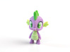 My Little Pony - Spike the Dragon (≈50mm tall) 3d printed 