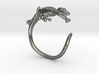Gekko Wraparound Ring 3d printed 