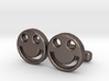 Happy Face Cufflinks, Part of "Fun Loving" Collect 3d printed 