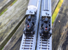 DSB F class N scale (with no tender extension) 3d printed This model is the one to the left