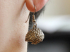 Custom (Your Brain!) Earrings (Two Hemispheres) 3d printed Product does not ship with hooks