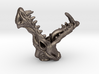 dragon wardrobe hook 3d printed dragon wardrobe hook - Rendered Image of  3D print in stainless steel  