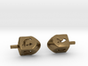 Dreidel Cufflinks 3d printed 