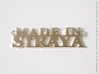 Made in STRAYA Pendant 3d printed Premium Silver