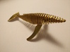 slicy bendy whale 3d printed slicy whale in raw brass