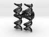 DNA Cufflink 3d printed 