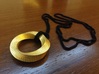 Mobius Ring Pendant 3d printed 