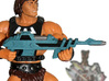 MOTUC Savage Laser Rifle 3d printed Painted Prototype printed in White Strong & Flexible Polished