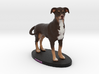 Custom Dog Figurine - Copper 3d printed 