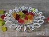 Flower Plate 3d printed Flower Plate with jelly bears