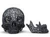 Life Size Poly Skull and Jawbone - Skeleton 3d printed Front View