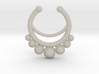 Faux Septum Ring - dropped stones 3d printed 