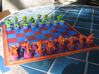 Sea Chess Pieces - Small 3d printed Board not included.