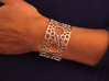 Silver Cairo Arab Bracelet 3d printed 