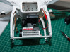 UAV Locator Holder for DJI Phantom 3d printed Secured to landing gear bottom groves then zipties thru hole