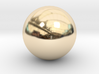 Precious metal sphere 3d printed 