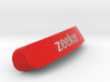 Zeeker Nameplate for SteelSeries Rival 3d printed 