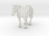 Wireframe Horse 3d printed 