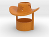 Tealight candle holder Cowboy Hat 3d printed 