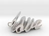 Love Heart Pendant - 25mm 3d printed 