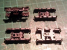 Atlas Alco C-628 Dummy Chassis Kit - N Scale 1:160 3d printed Trucks