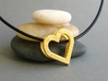Heart of Gold Pendant  3d printed Heart of Gold Pendant