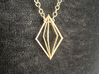 Diamond Pendant mk1 3d printed Diamond pendant