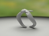 Bird On Wing Ring S 6 us 3d printed 