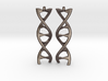 DNA Earring 3d printed 