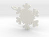 Snowflake Necklace 3d printed 