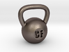 Crossfit Kettlebell Weight Pendant and Keychain 3d printed 