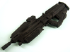 1:6 scale Sci-Fi Assault Rifle 3d printed WFS painted black