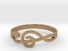 Size 10 G-Clef Ring  3d printed 