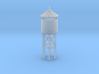 Miniature Railway Water Tower (HO Scale) 3d printed 