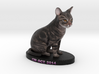 Custom Cat Figurine - CW 3d printed 