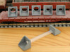 N Scale Culvert headwall ø600mm 4pc 3d printed Both available types of headwalls, printed in White Strong Flexible and painted. Pipe not included.