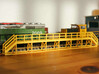 N Scale Train Maintenance Platform DOUBLE LENGTH 3d printed Train maintenance platform with two stairs in Yellow Strong & Flexible Polished, straight of the box. NB: the model in the picture differs from the one on this page.
