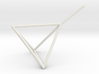 Wire Model for Soap: Tetrahedron 3d printed 