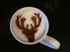 Deer - coffe plate (shape) - decoration 3d printed 