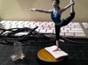 Balance Board for Wii Fit Trainer amiibo 3d printed Here we see the amiibo with the translucent cast removed and the balance board installed. (Obviously the amiibo itself is not included with this model.)