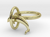 Dolplin Ring (US Size8) 3d printed 