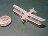 Albatros J.I (various scales) 3d printed Actual 3D print (pre-crew) next to US dime
